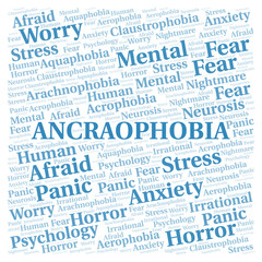 Ancraophobia word cloud.