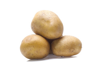 potato isolated on white background