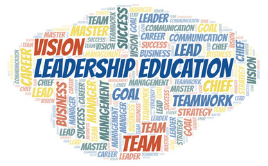 Leadership Education word cloud.