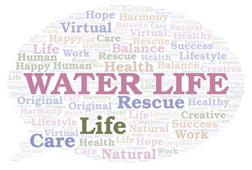 Water Life word cloud.