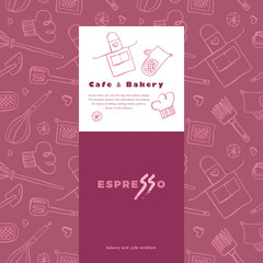 Gastronomy icons set. Gastronomic linear signs. Doodle logos for restaurant and cafe branding. Hand-drawn illustrations for bakehouse. Linear icons for emblems of cooking class. Vector food pattern. 