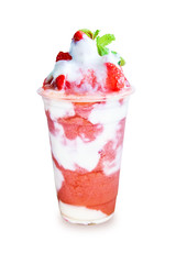 Strawberry Delight, healthy smoothie, sweet,