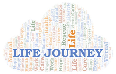 Life Journey word cloud.