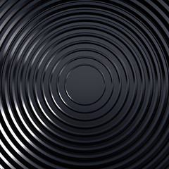 Obraz premium Elegant metal background with pedestal, podium and studio. 3d illustration, 3d rendering.