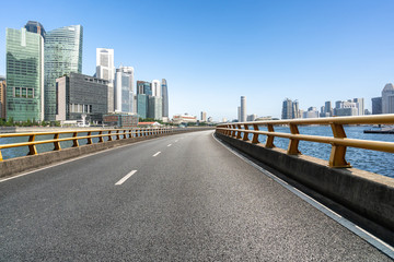 Obraz premium road in city