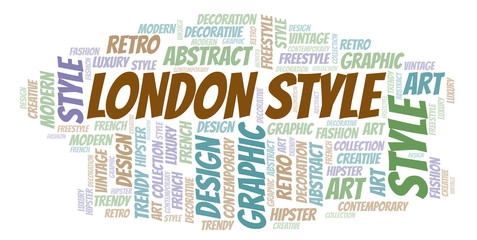 London Style word cloud.