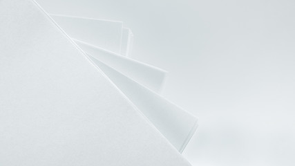 White crumpled paper texture. Natural background, design element.