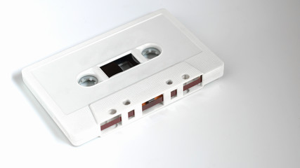 Audio Cassette Tape  on a white background