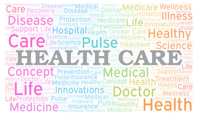 Health Care word cloud.