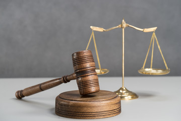 Law and Justice, grey background
