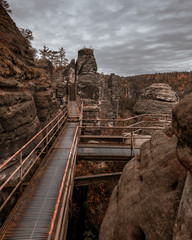 Wandern zur Bastei Sächsische Schweiz