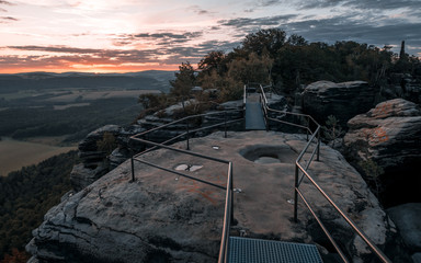 Wanderung und Blick vom Lilienstein Sächsische Schweiz