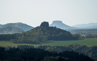 Obraz premium Wandern in Bad Schandau