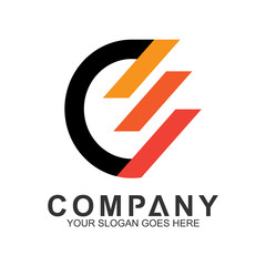 CM/MC Logo,Vector Logo Letter C And Letter M In Unity,Letter Combination Business Logo Template