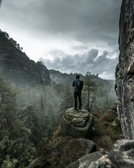 Nebel in Rathen Sächsische Schweiz
