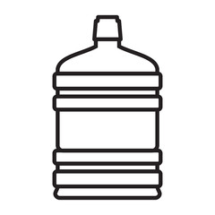 gallons and bottles icon design vector logo template EPS 10