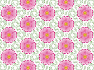 seamless floral pattern with flowers