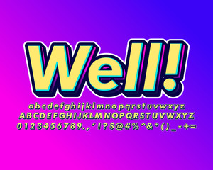 Modern alphabet design