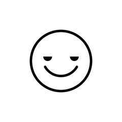 Fototapeta premium smile and stupid icon vector logo template EPS10