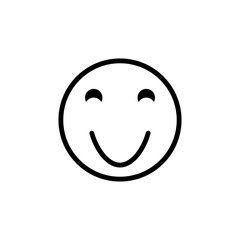 smile and stupid icon vector logo template EPS10