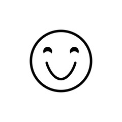 smile and stupid icon vector logo template EPS10