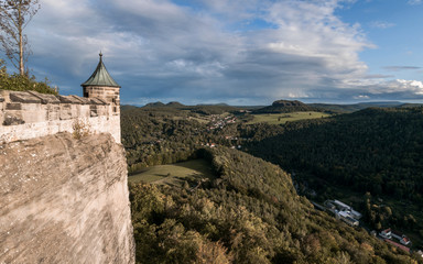 Fototapeta na wymiar Besuch auf der Festung Königstein
