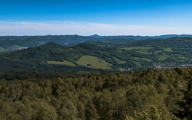 Naklejka premium Blick über die Böhmische Schweiz Tschechien
