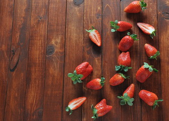 Sweet potato and carrot soup served with sour cream in wooden bowl. Orange vegetable soup concept. Vegan food