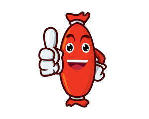 Humbly and Friendly Sausage Recommending Gesture