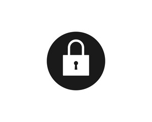 Padlock Secure Icon Design Vector