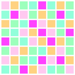 abstract pastel color background,geometric squares grid vector