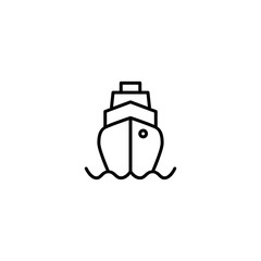 ship, cruise icon vector illustration