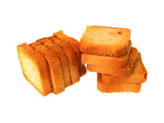 bread isolated on white background
