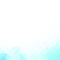 Blue Polygonal Mosaic Background, Creative Design Templates