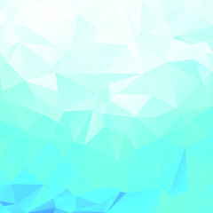 Blue Polygonal Mosaic Background, Creative Design Templates