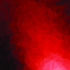 Red Polygonal Mosaic Background, Creative Design Templates