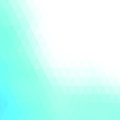 Blue Polygonal Mosaic Background, Creative Design Templates