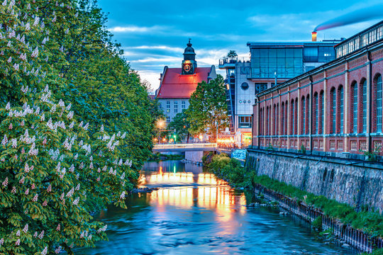 In Chemnitz zur Blauen Stunde