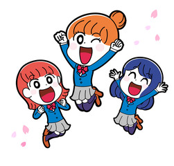 困り顔の女性のアイコンイラスト Wall Mural Wallpaper Murals はしもとあやね えな屋