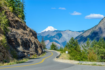 Fototapeta premium Rocky Mountains near Lillooet, Whistler, Vancouver, Canada.