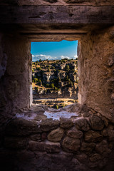 Ventana de sobre el acantilado