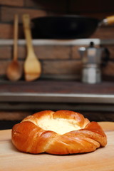 Danish Pastry with Cottage Cheese Filling