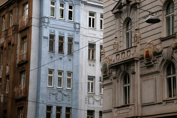 Classic architecture in the city of Vienna