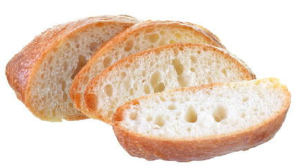 Fresh slice bread isolated