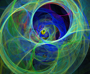 fractal on black