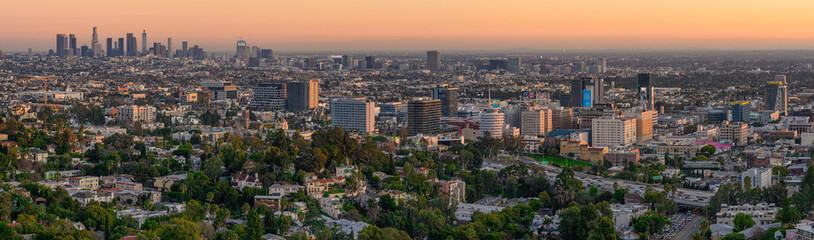 Fototapeta na wymiar Los Angeles Panorama