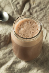 Homemade New England Chocolate Milk Shake
