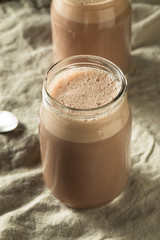 Homemade New England Chocolate Milk Shake