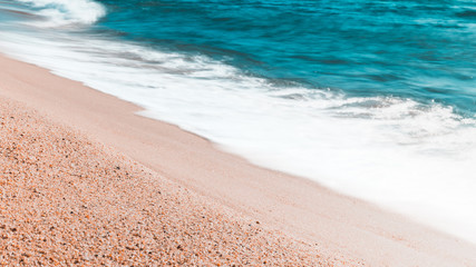 Long exposure sea wave