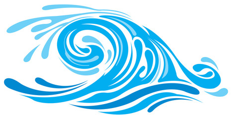 Ocean wave icon